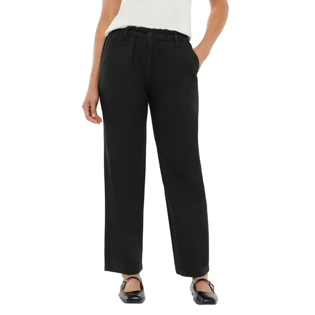 Gap Women’s Easy Twill Pant Size L Black