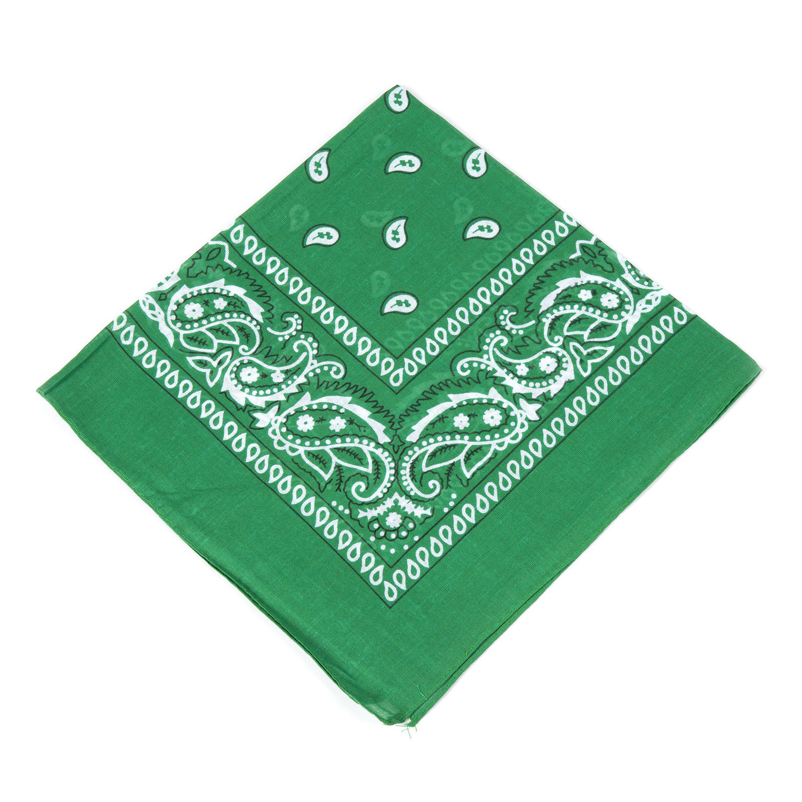 3-Pack Bandana 100% Cotton Paisley Print Double-Sided Scarf Head Neck Face Mask