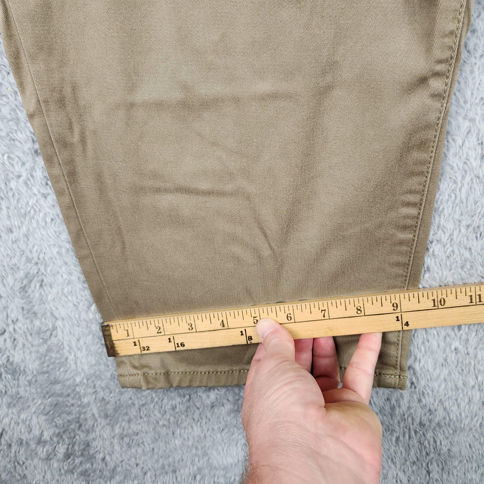 Lee Pants Mens 46×29 Beige Extreme Motion MVP Relaxed Fit Straight Leg Chino