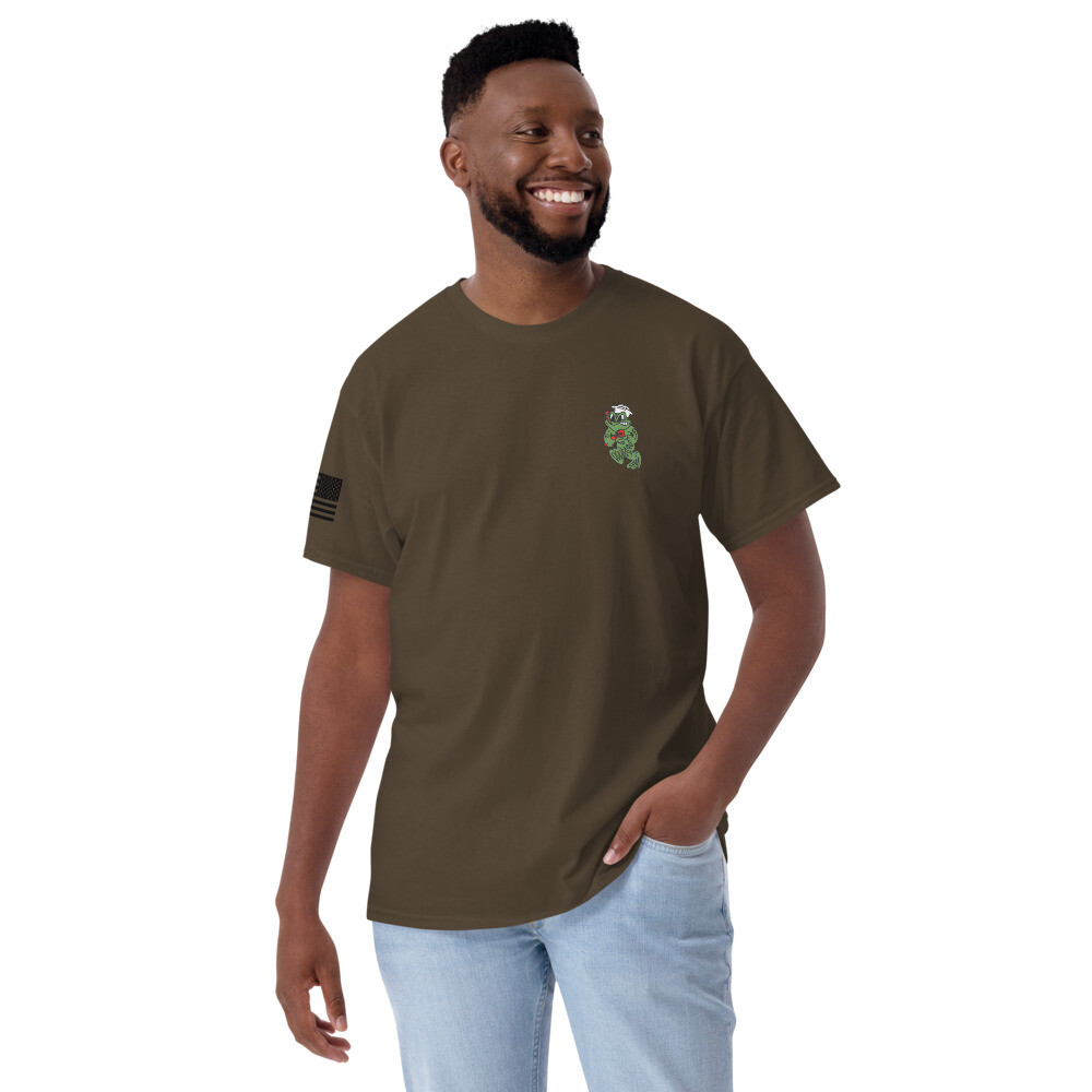 Original UDT 2 Sided T-Shirt with USA Flag Black Ink