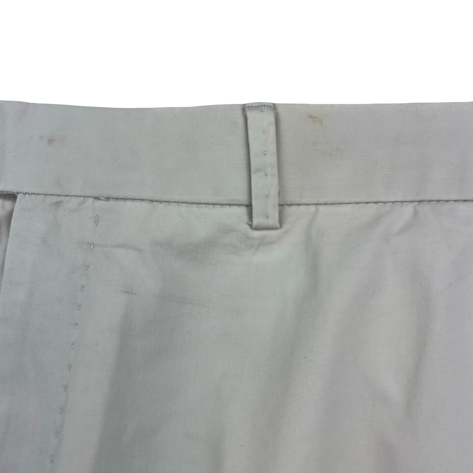 Hiltl Men’s Cotton Stretch Flat Front Dress Pants Light Khaki/Tan • 40×28