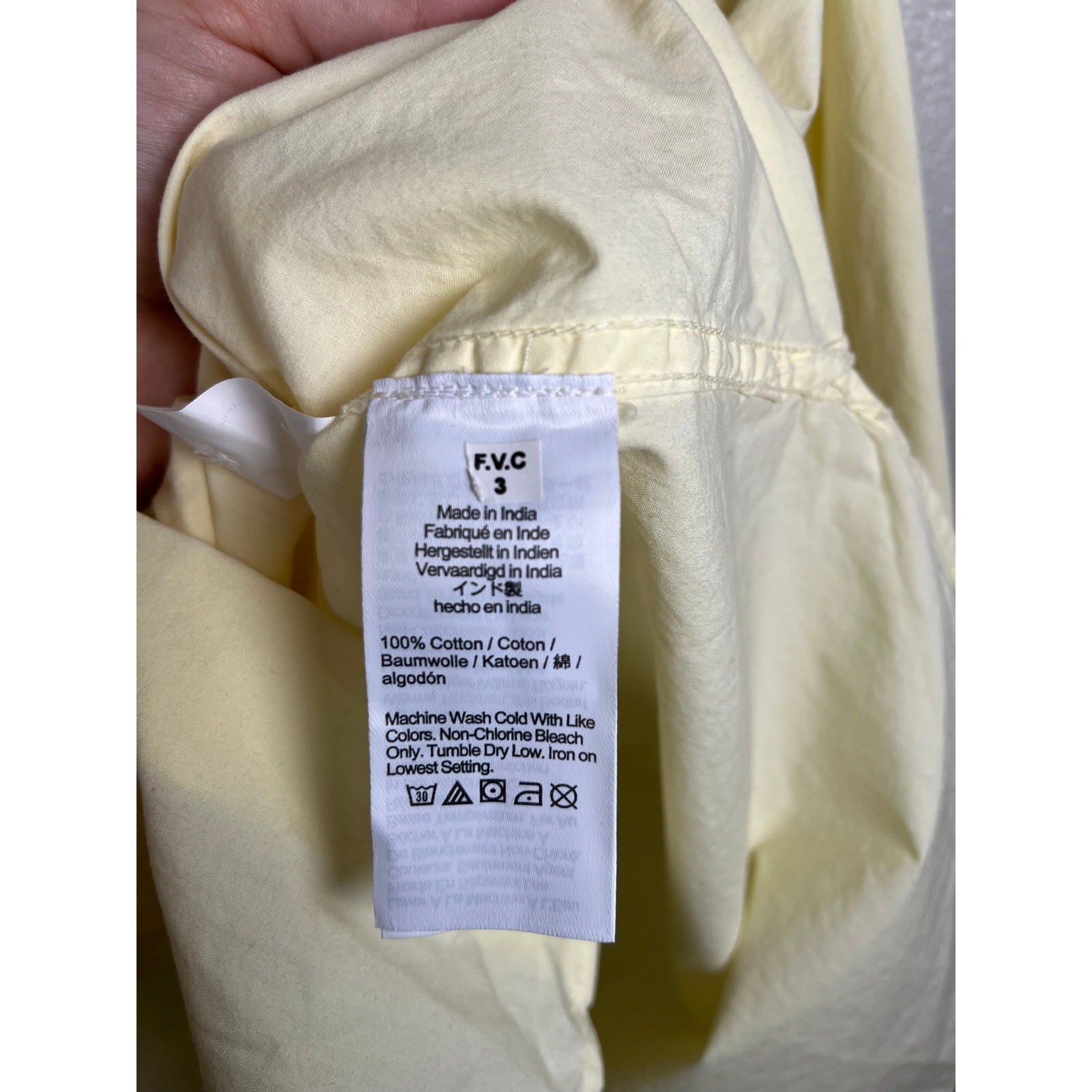 NWT Madewell The Easy Shirt in Poplin Sheer Pineapple Yellow XXS