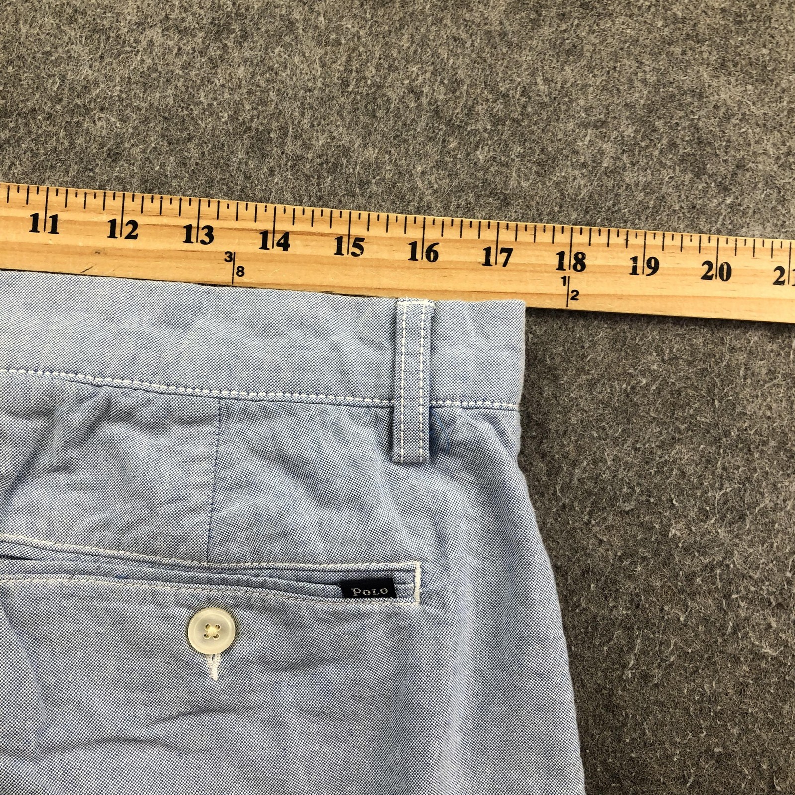 Polo Ralph Lauren Shorts Mens 33 Blue Chino Classic Fit 6 Inseam Casual