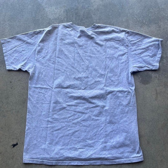 2000s blast energy drink grey graphic tee Anvil xl
