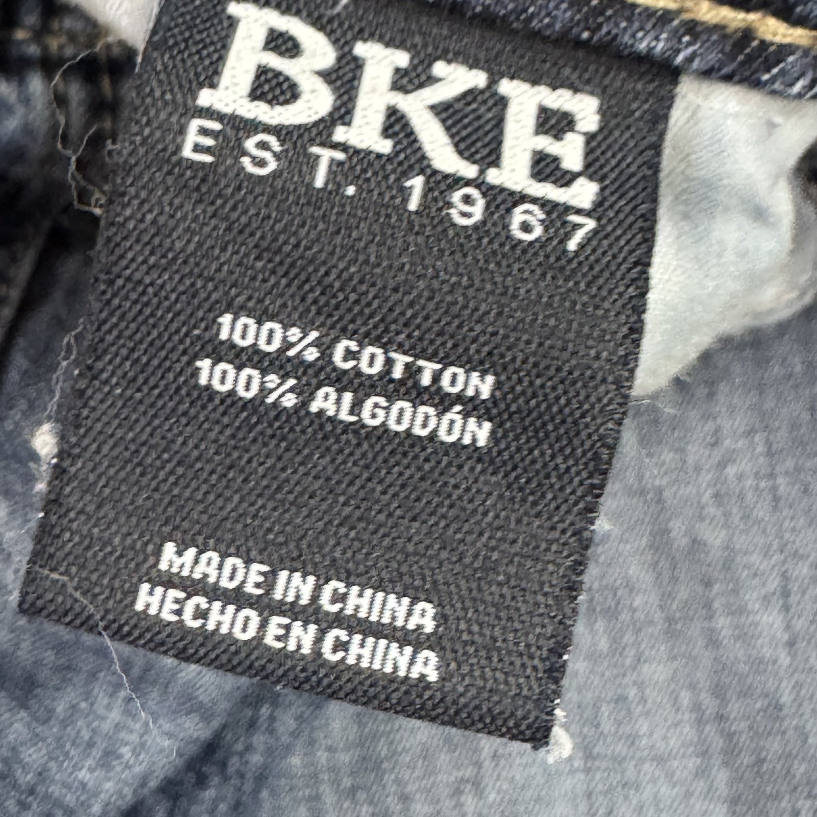 BKE Buckle Jeans Mens 30×32 Blue Jake Denim Pants Faded Washed Out (Tag29x34)