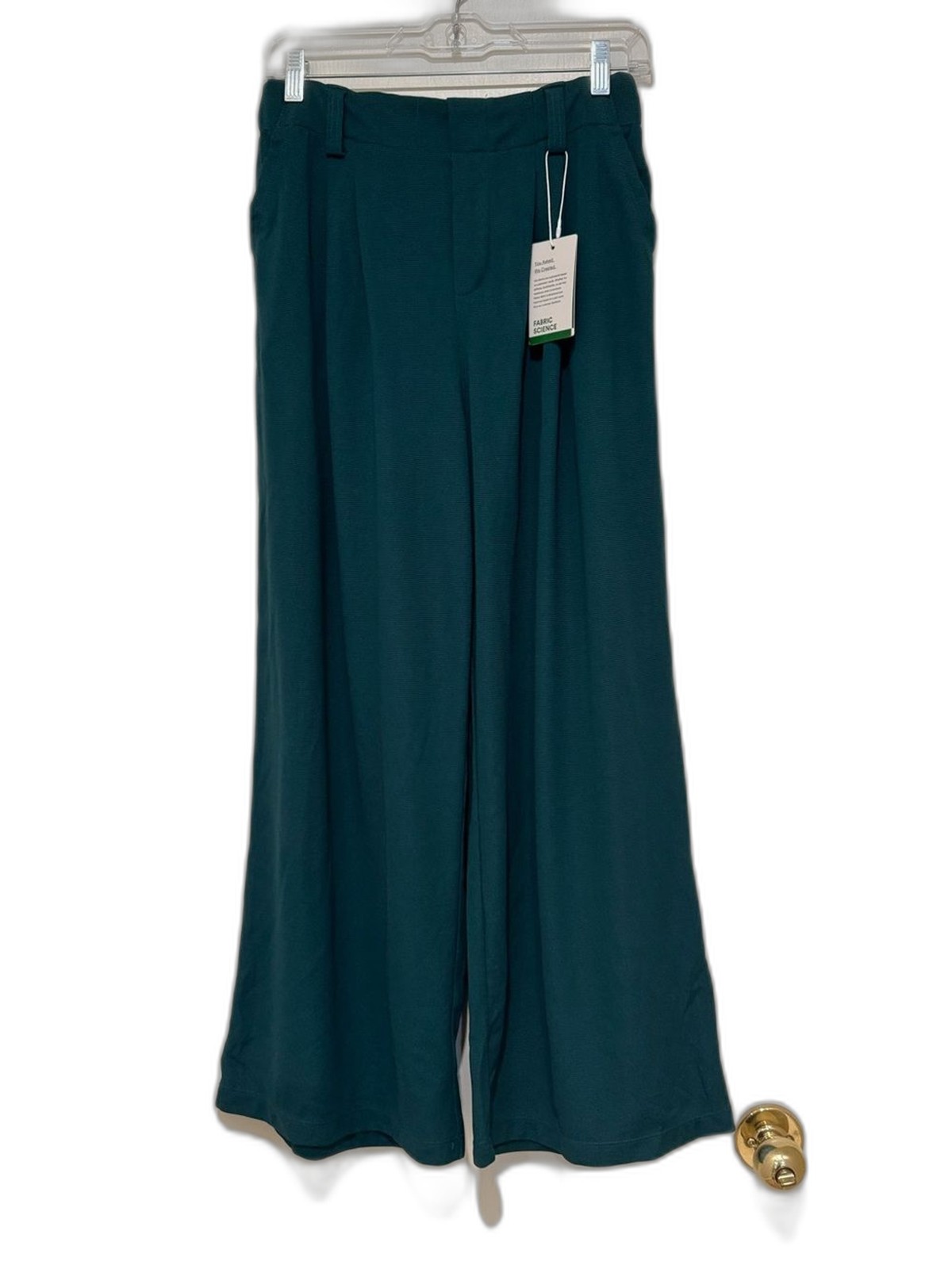 HALARA M Petite Flex Work Pants in Forest