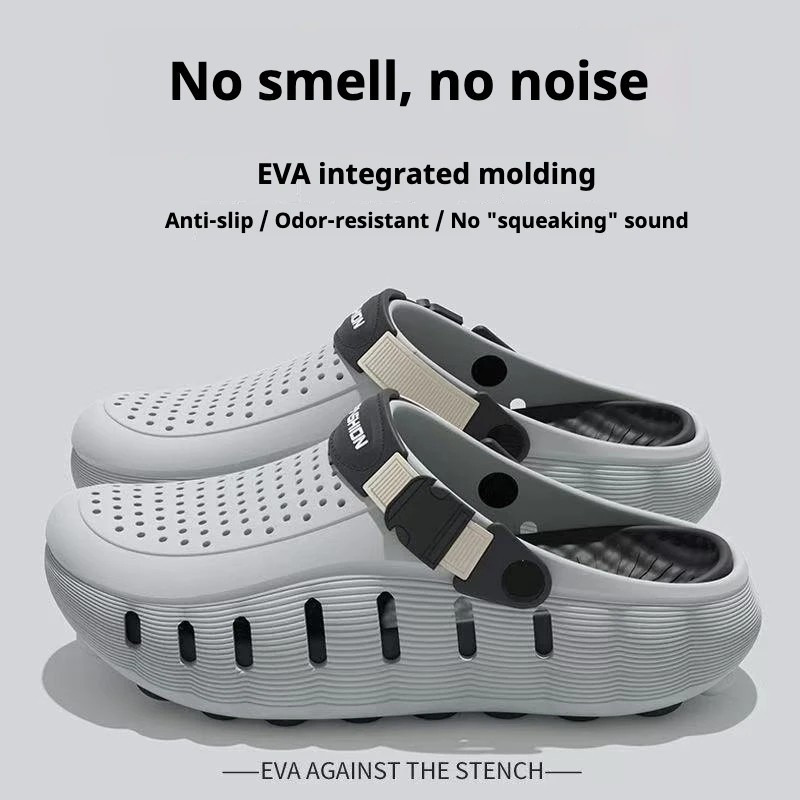 Men’s EVA Clogs Sandals Non-Slip Soft Sole Beach Slippers Breathable Summer Shoe