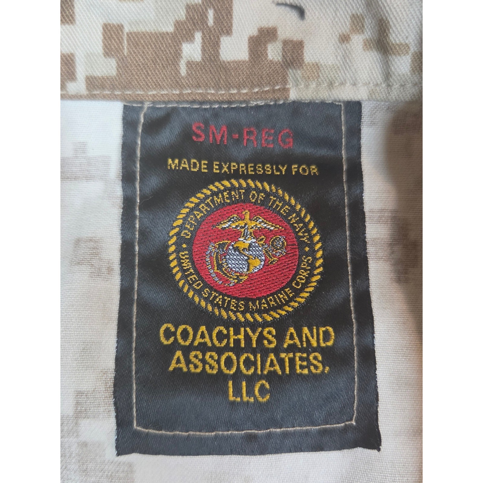 USMC Desert MARPAT Camouflage MCCUU Blouse Jacket Small Regular American NWT