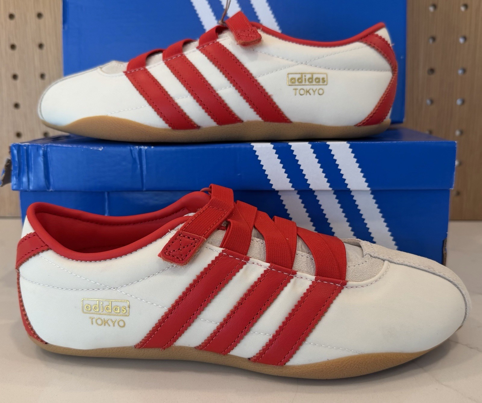 adidas Tokyo MJ Cream White Red [Size 5-10 Women] *FAST SHIP* IH3999