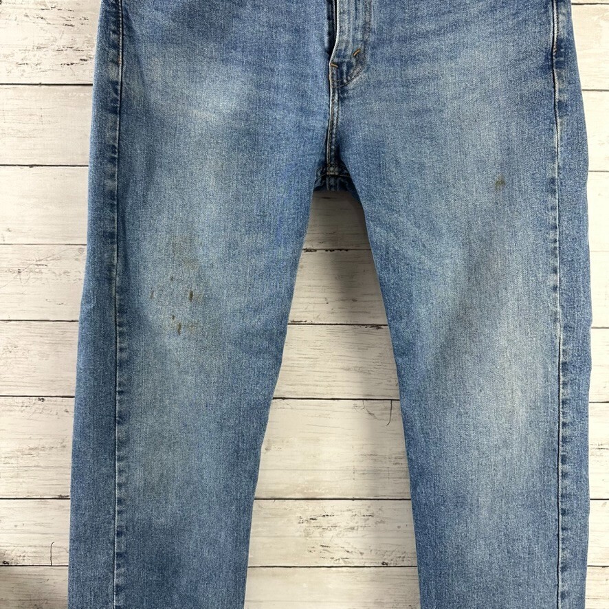 Levis 505 Jeans Mens 34×32 Regular Zip fly (measures 33×35) Blue denim Levi’s