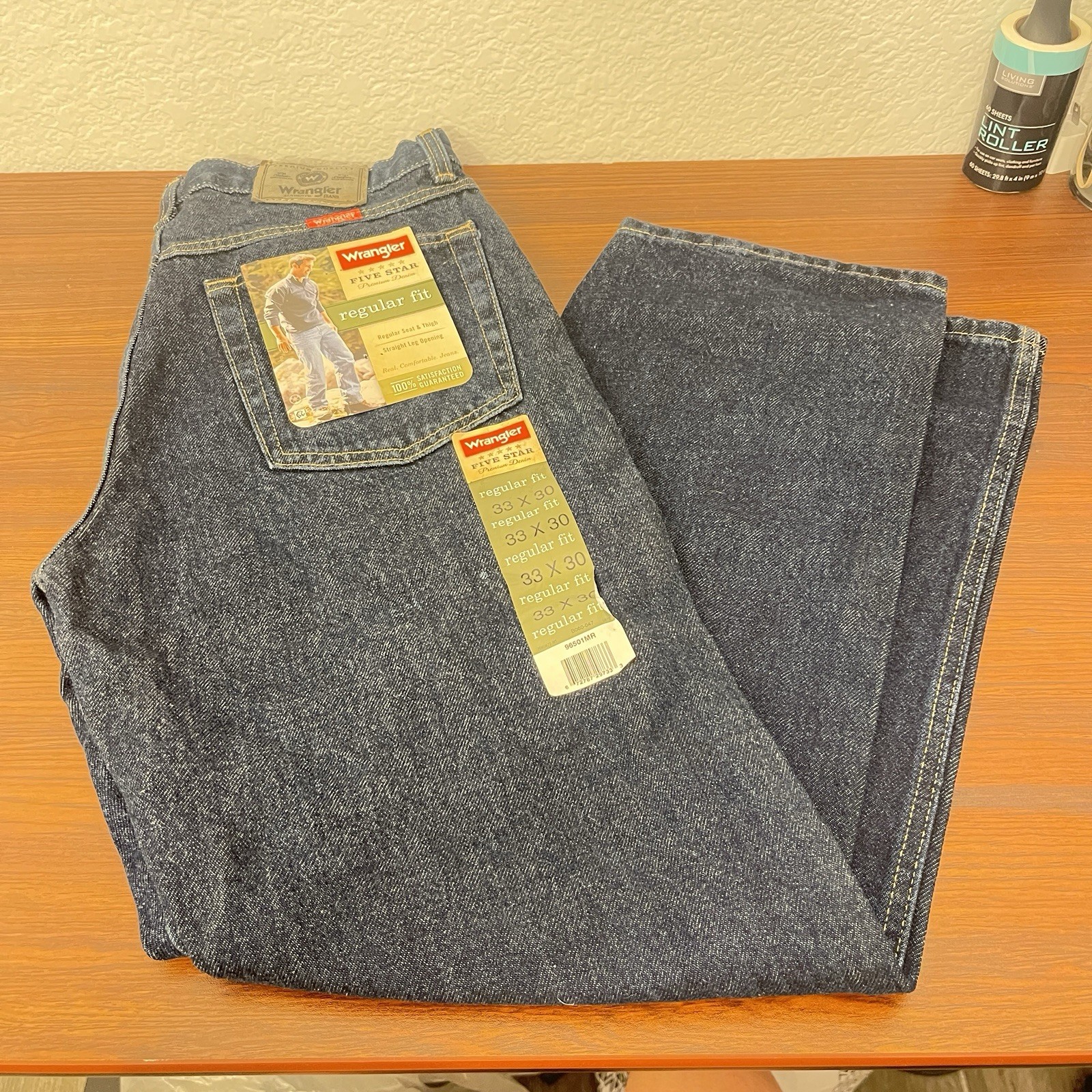 Wrangler Five Star PremiumDenim Jeans Mens 33x30Regular Fit NWT