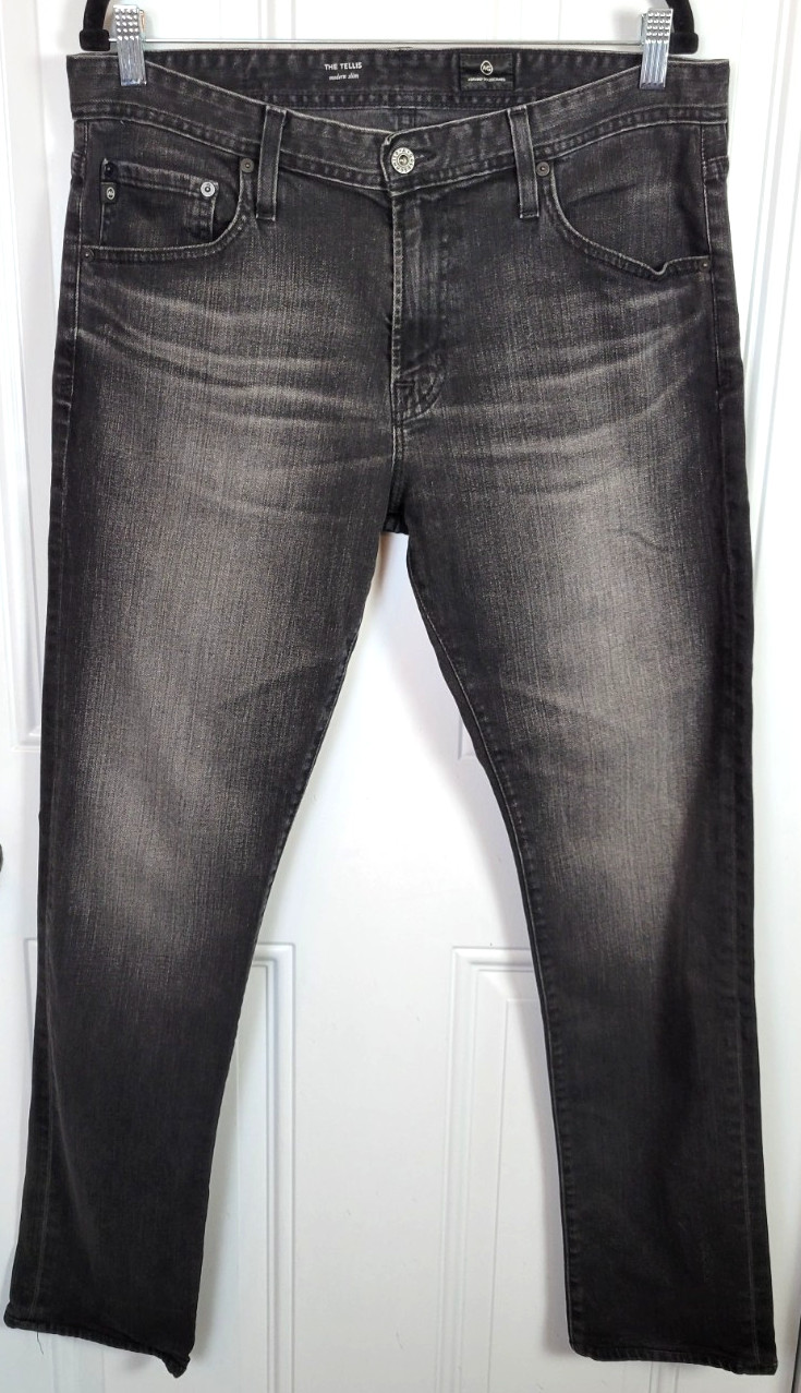 AG Adriano Goldschmied Mens The Tellis Modern Slim Jeans Size 34×34