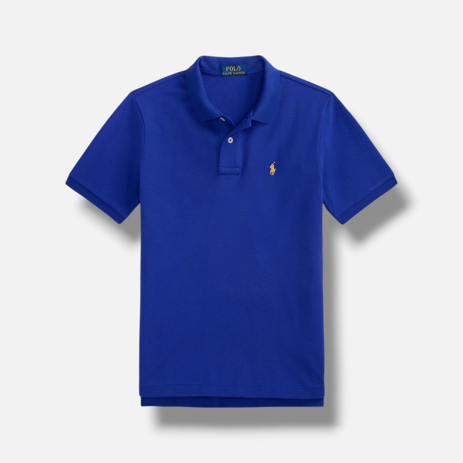 Polo Ralph Lauren Kid’s Boy’s Blue Cotton Mesh Polo Shirt Size XL