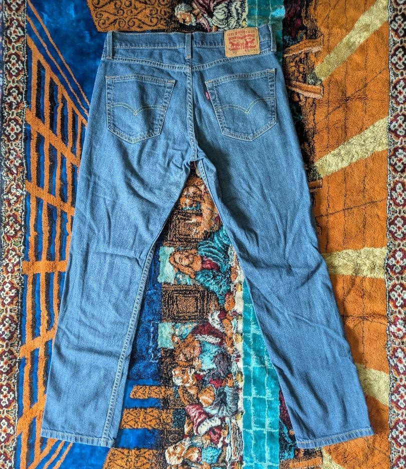 Levi’s 511 32×30 Men’s Stretch Blue Denim Jeans Slim Fit Levi Strauss Pants