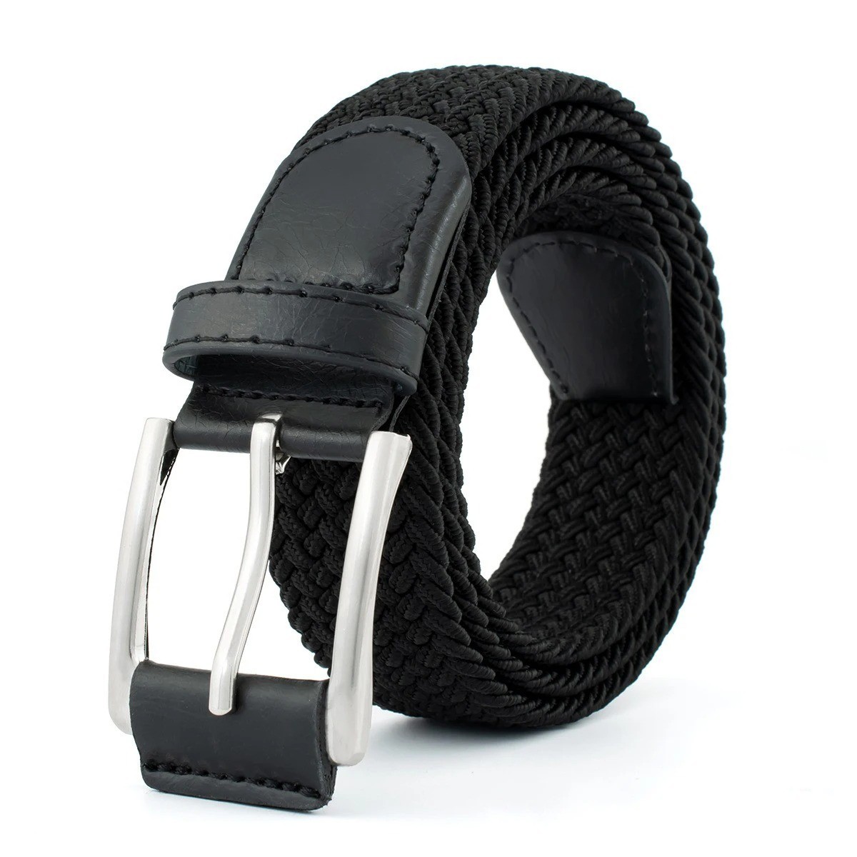 Elastic Fabric Braided Belt,Enduring Stretch Woven Belt for Unisex Men/Women/Jun
