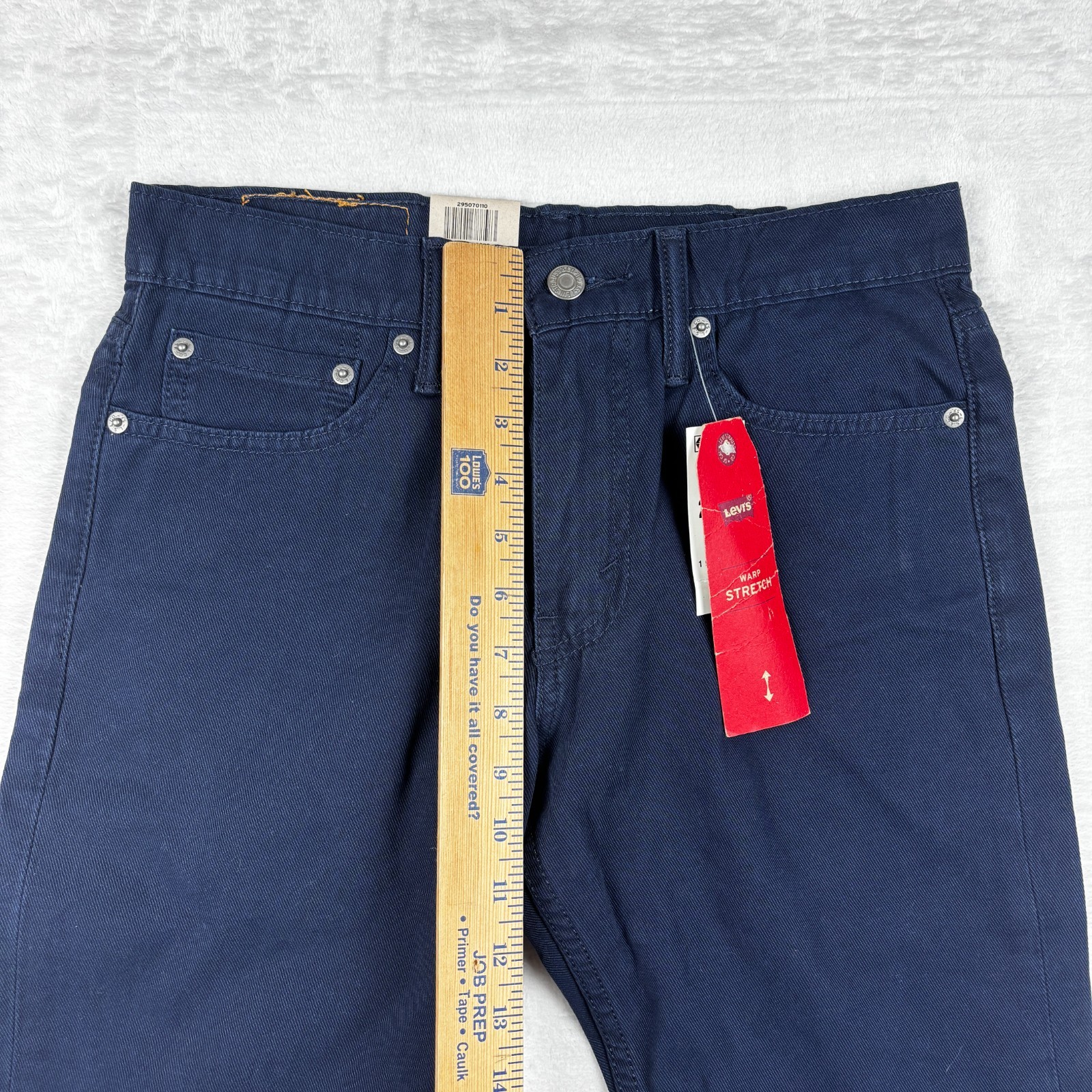NWT Levis 502 Pants Mens 29×30 Blue Regular Taper Warp Stretch Twill Chino