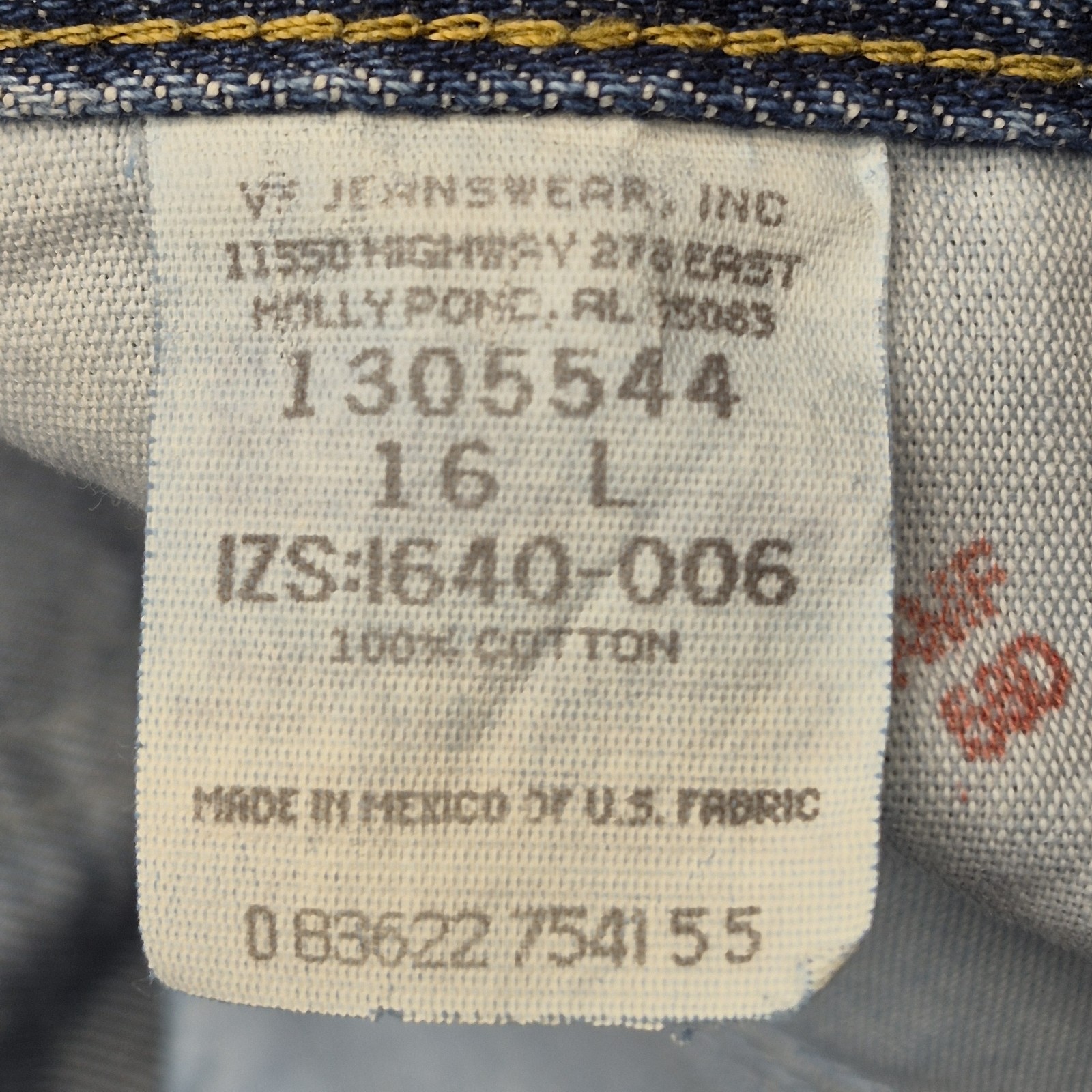 Vintage Riders by Lee Mom Jeans Womens 16L Medium Wash High Rise Tapered Denim