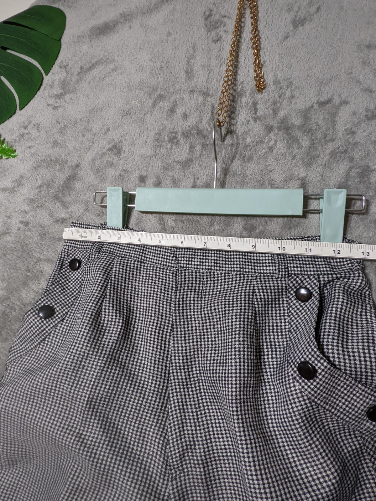 LEDAER Women Casual Office Pants SIZE 0 (W 26, L 27.5 in)Houndstooth Multicolor