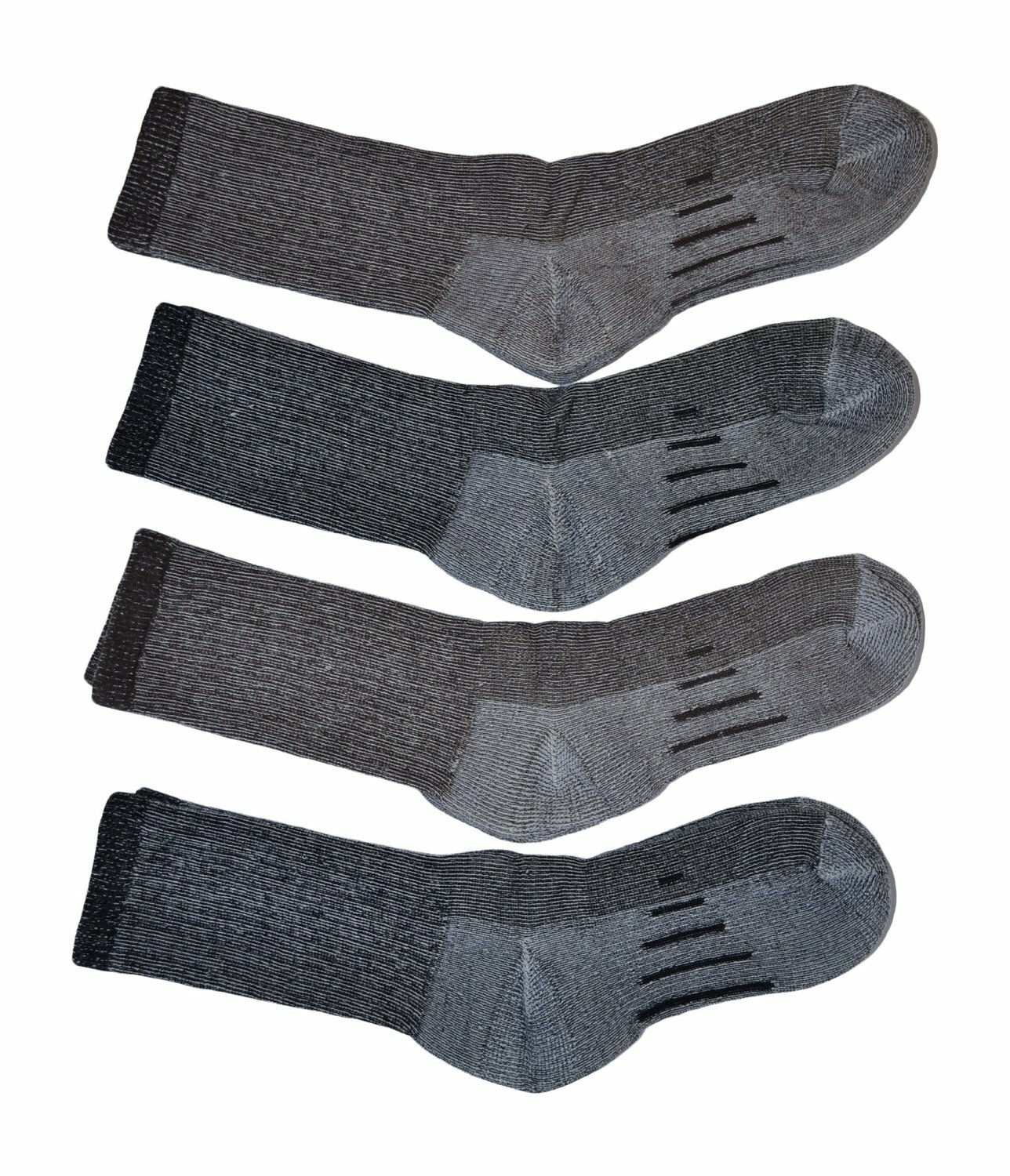 Kirkland Signature Merino Wool Hiking Trail Socks – 4 Pair – M or L – USA Made