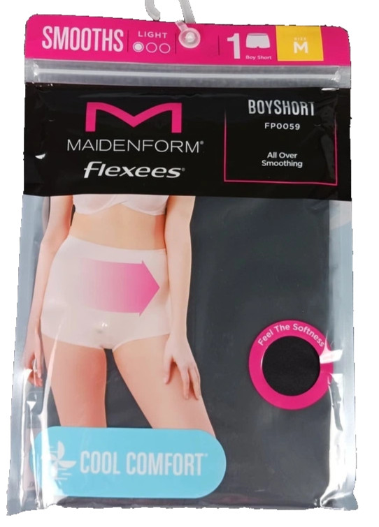 MAIDENFORM FLEXEES BOYSHORT Black size Small #SPLK