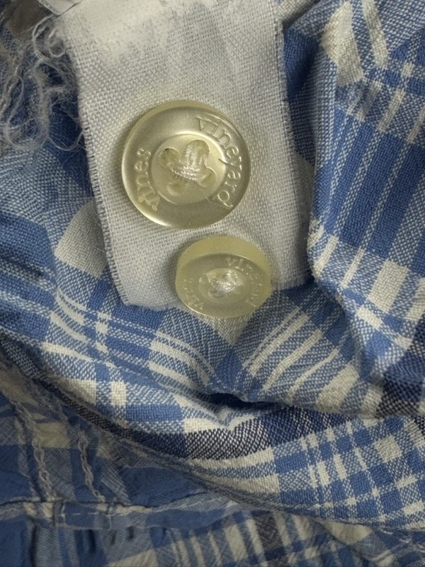 Vineyard Vines Short Sleeve XL Nylon Polyester Harbor Plaid Button-Down Blue