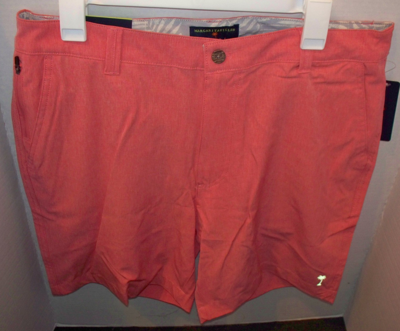 Margaritaville Mens 4-Way Stretch Quick Dry Shorts Sz 32 34 36 38 x 7 L