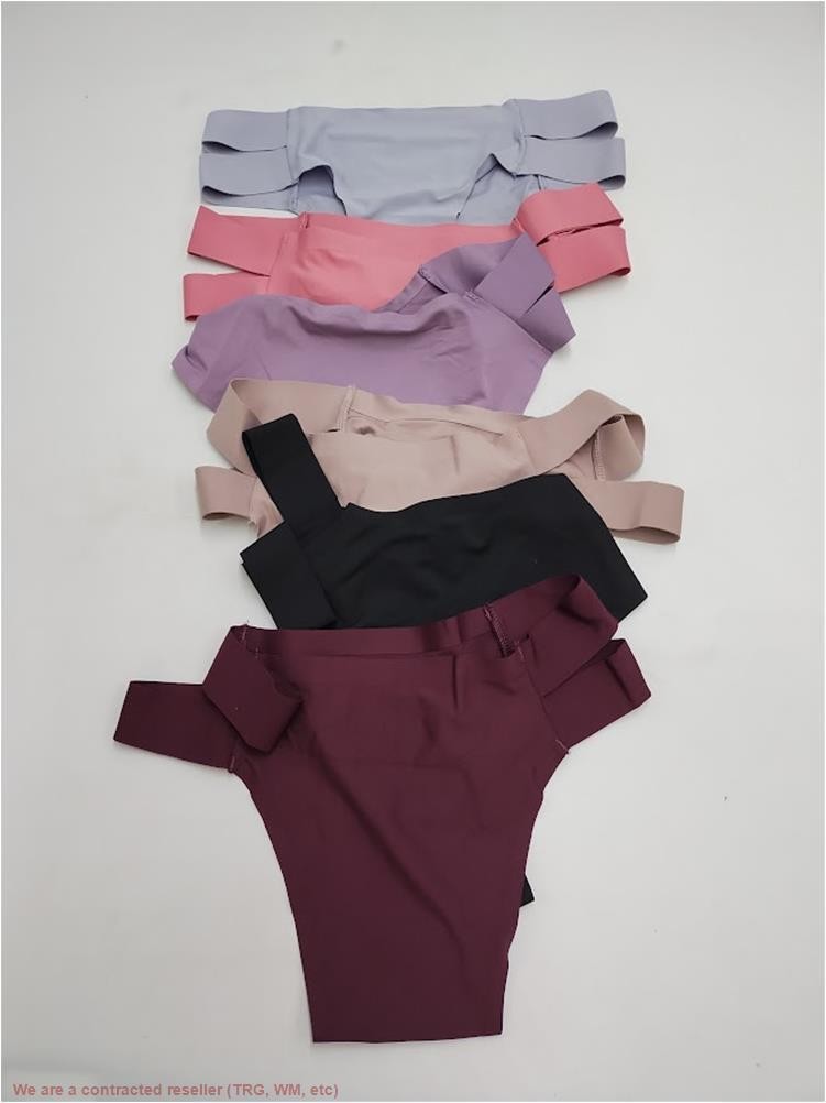 Knowyou Cotton Womens Underwear No Show High Cut 6 Per Pack L *SEE DEAL!!!*