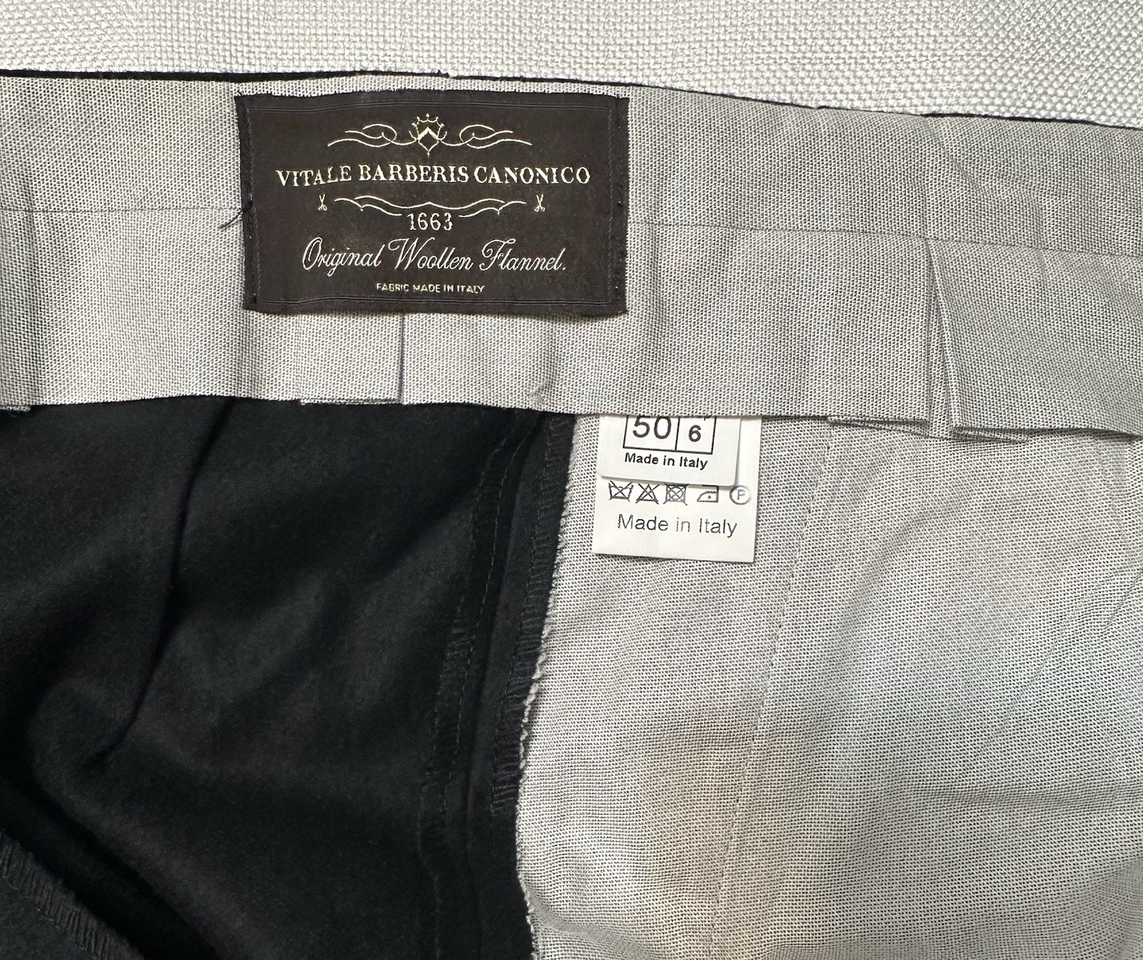 BERG & BERG Black Wool Pants EU 50 NEW US 34×31 1/2 New Without Tags.