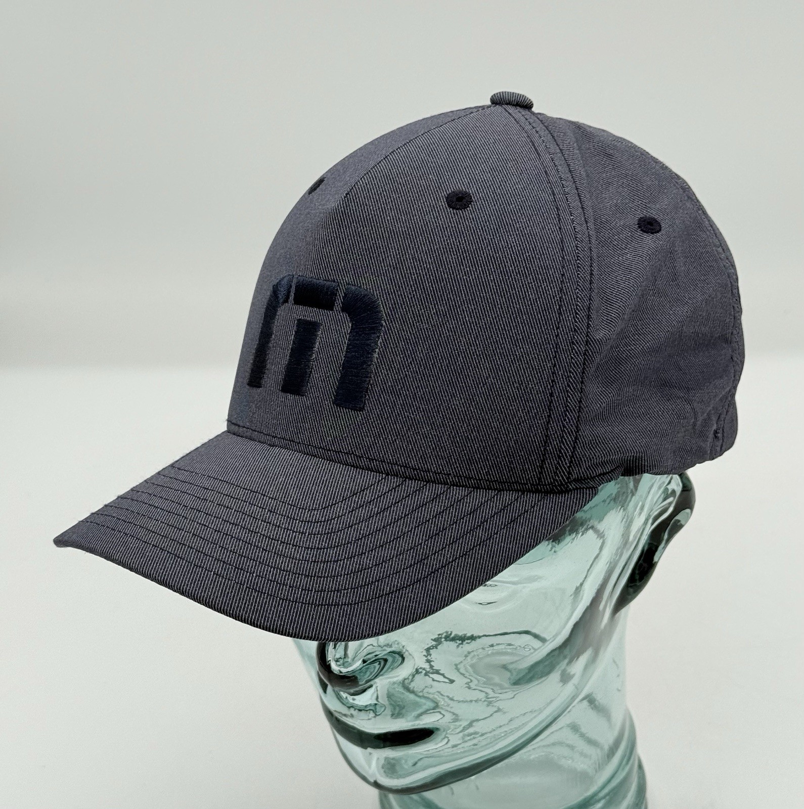 Travis Mathew Flexfit Yupoong Blue Nylon Polyester Golf Hat Cap Sz. L-XL