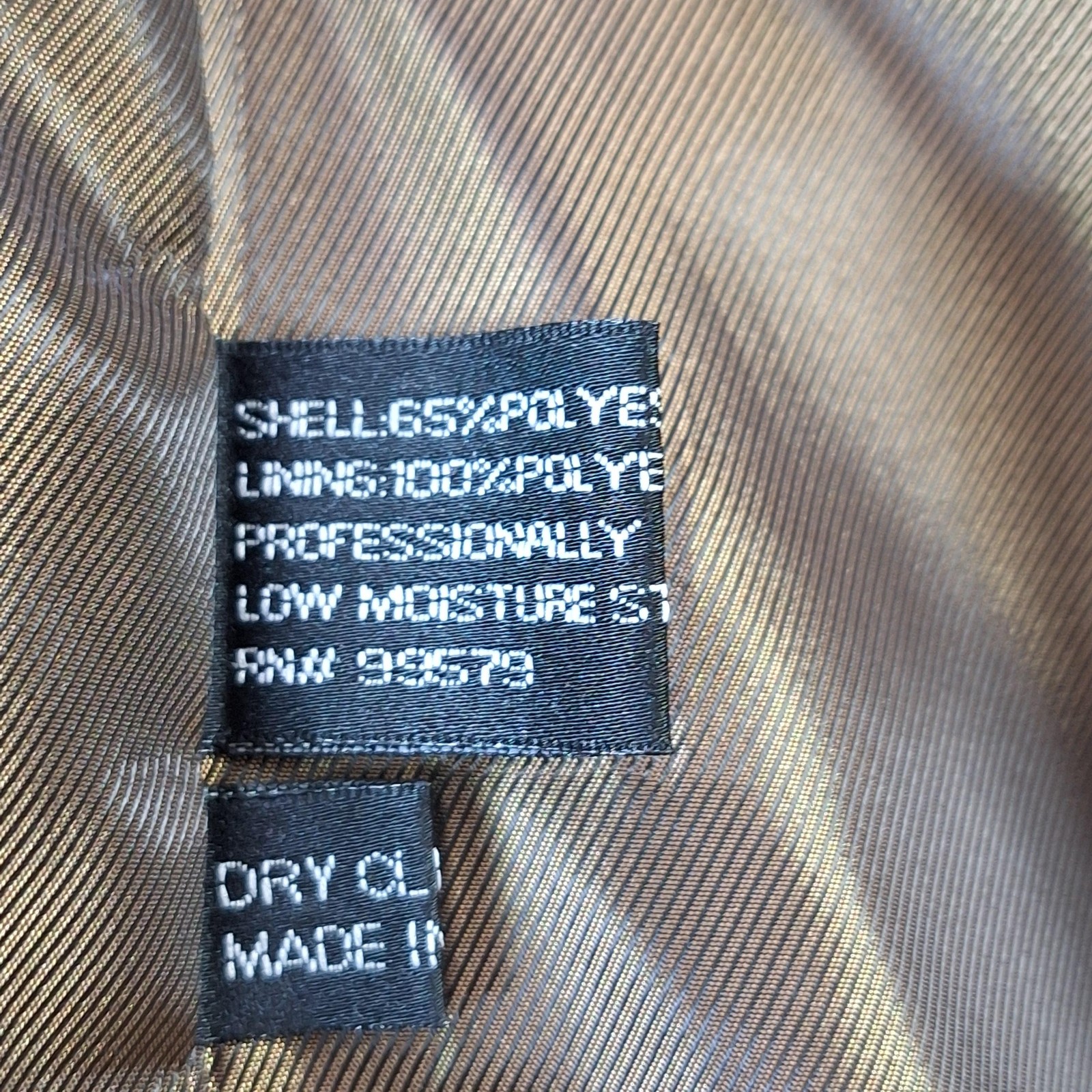 Lineage Sport Coat Mens 50 Brown Lambs Wool Feel Ventless 3 Button Classic Fit