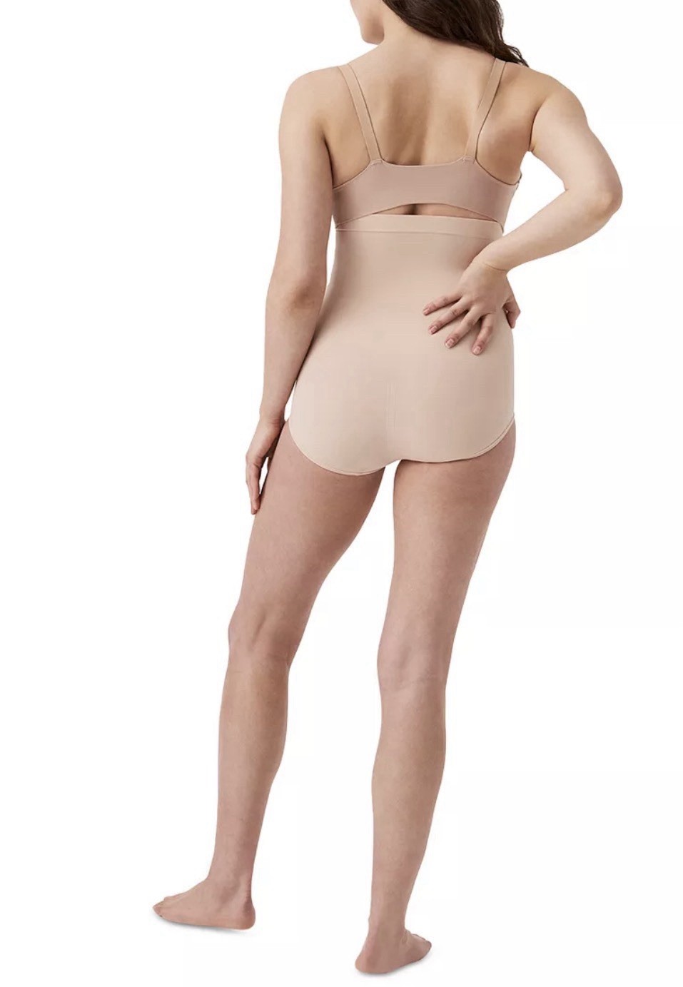 SPANX Women`s Higher Power High Waisted Panty Shapewear Nude size L