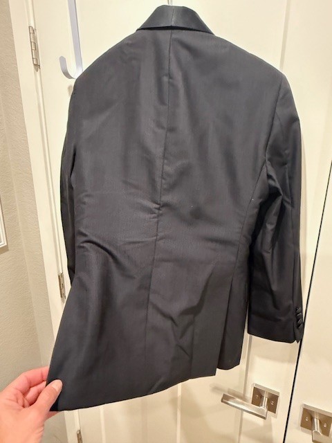 HICKEY STERLING TUXEDO BLACK JACKET 38S