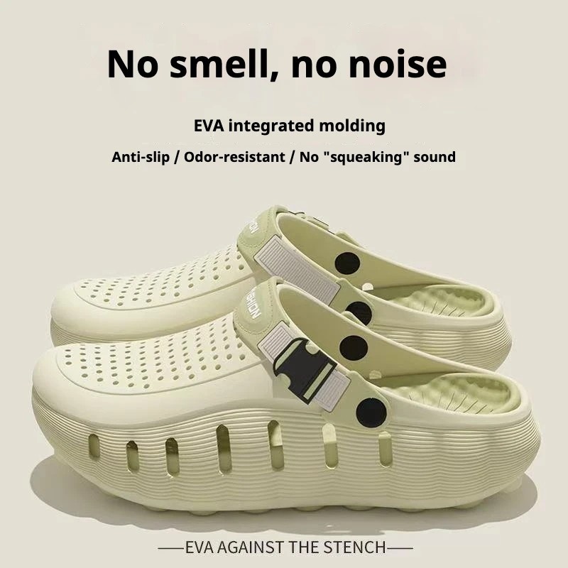 Men’s EVA Clogs Sandals Non-Slip Soft Sole Beach Slippers Breathable Summer Shoe
