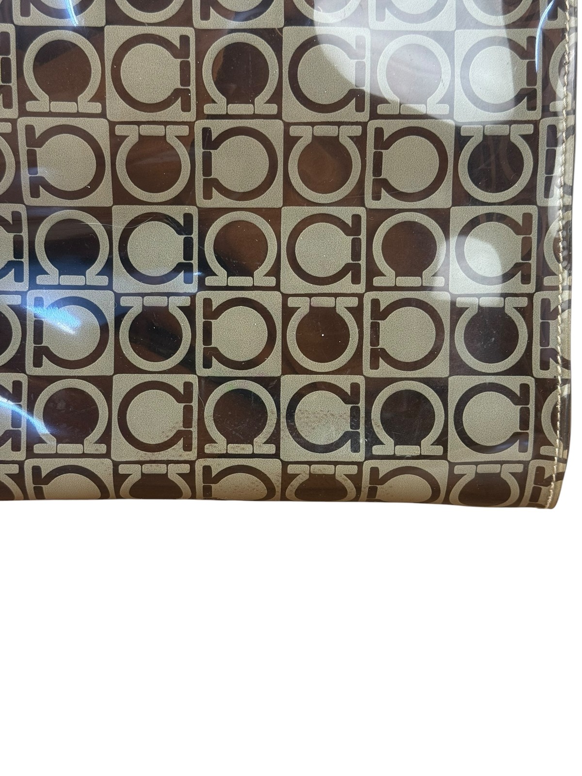 Size OS – Salvatore Ferragamo Gancini Vinyl Tote/Hand Bag / Pre-Owned