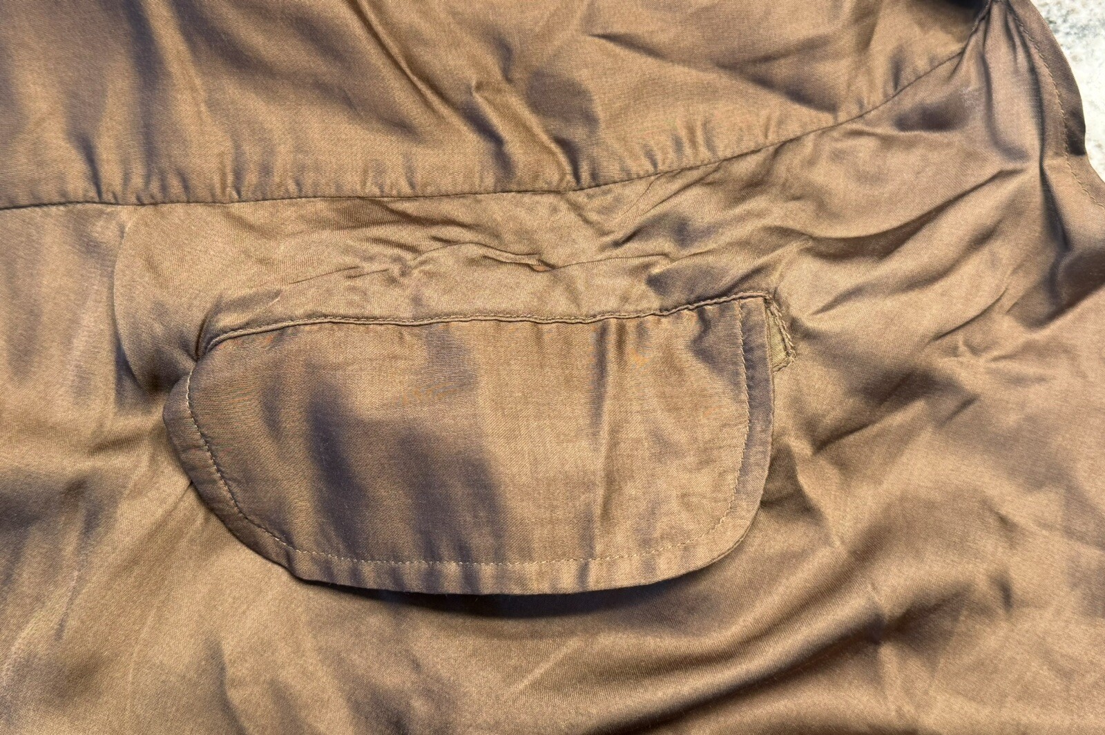 NWT $415 SoHo Designer Nicholas K Free People Mocha Satin Micah Pants Large L