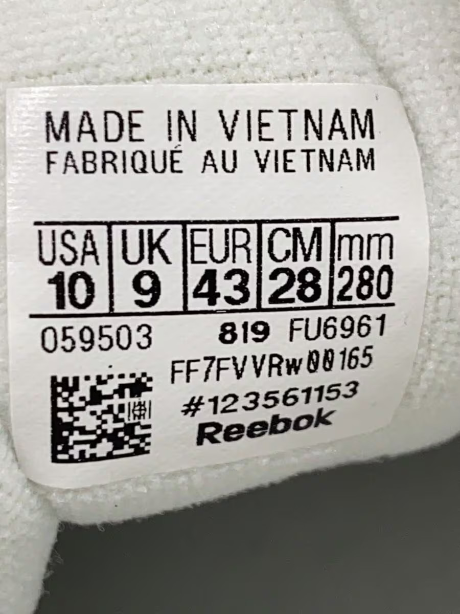 Reebok Low-Cut Sneakers_Fu6961/28Cm/Wht// BF938
