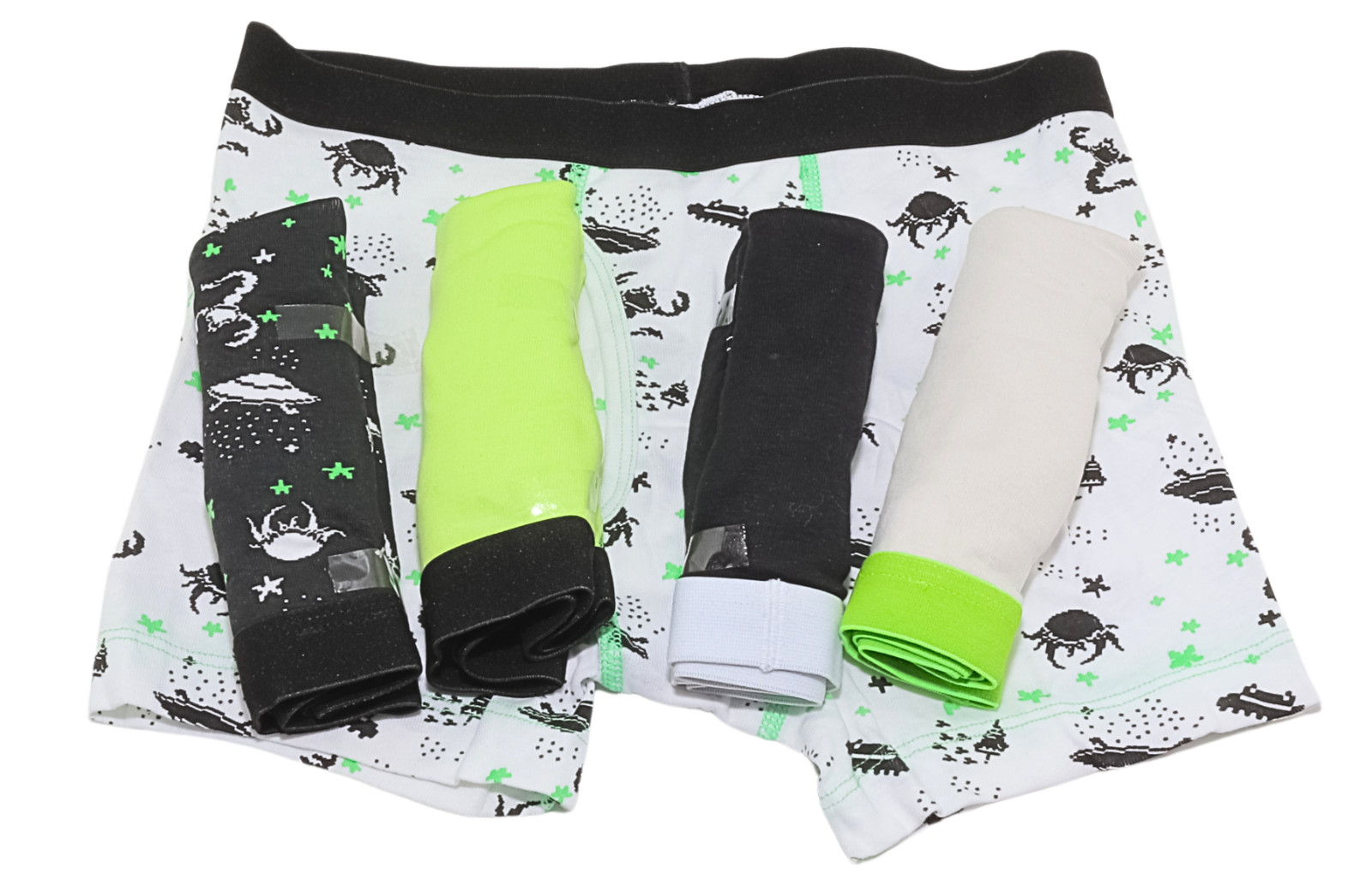 5 Count Size XL 10-12 Boys Boxer Briefs by Trimfit Children’s Wear