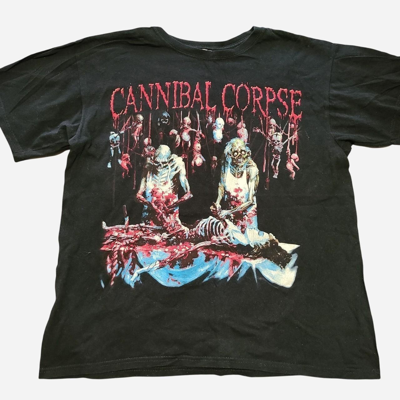 Vintage 2002 Cannibal Corpse Butchered At Birth Shirt Size L Death Metal