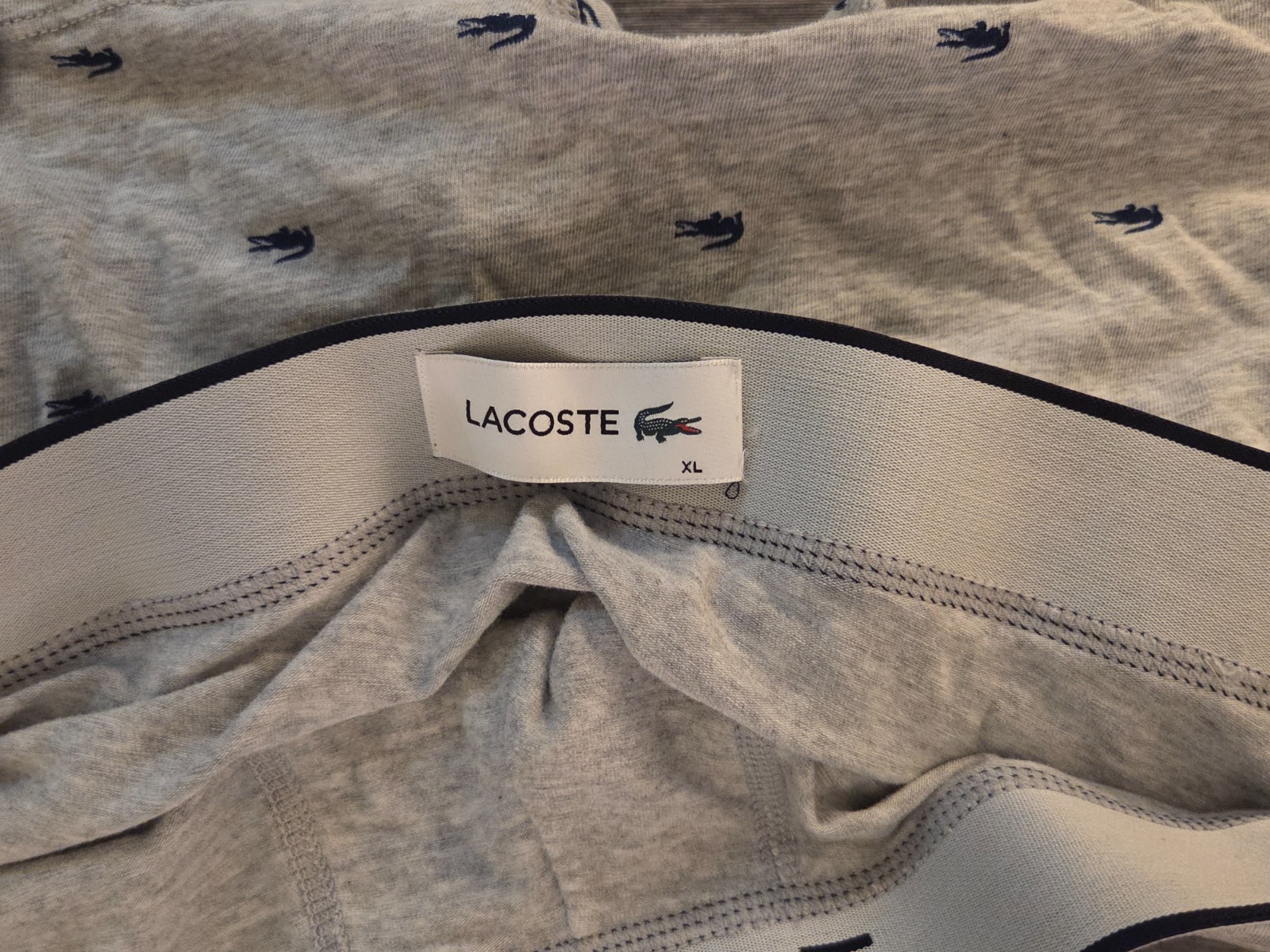 2 New pair of Lacoste Boxer Briefs, size XL