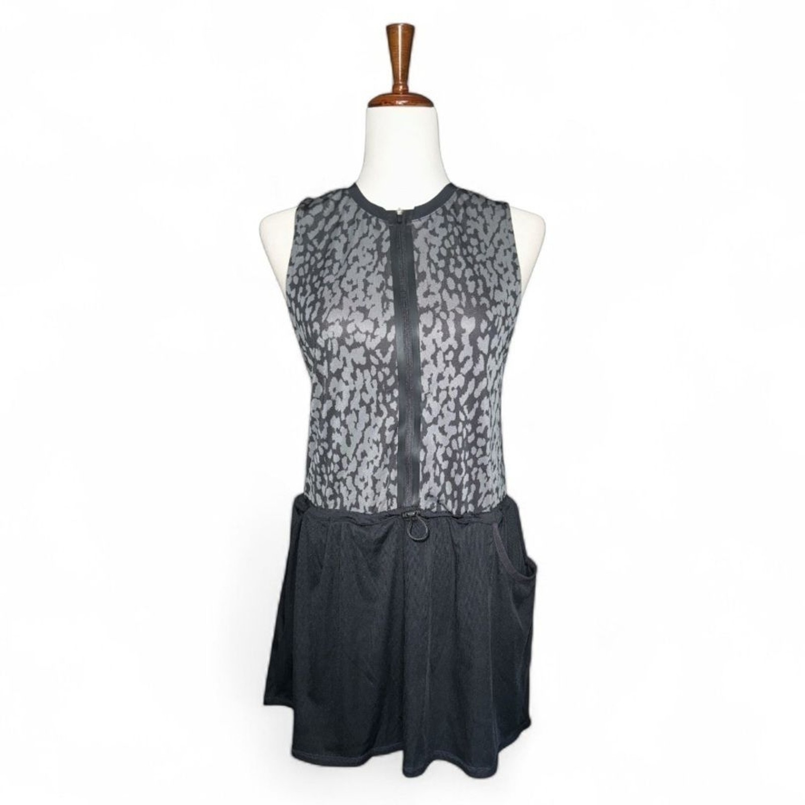 NWOT Varley Lagoda Dress Shadow Animal Print Small Tennis Golf