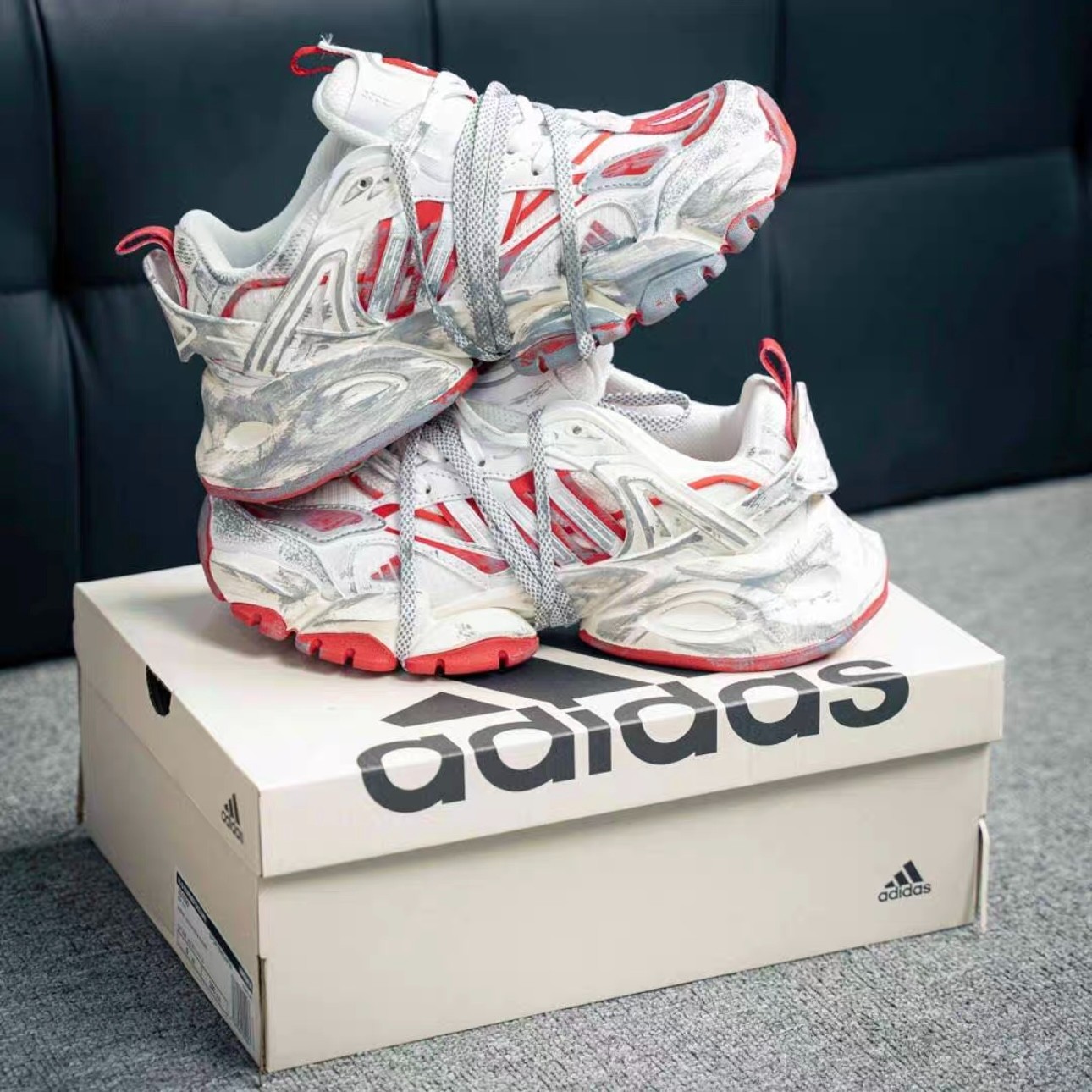 Adidas Xlg Runner Deluxe ‘Sail Red’ JS 1590 Unisex