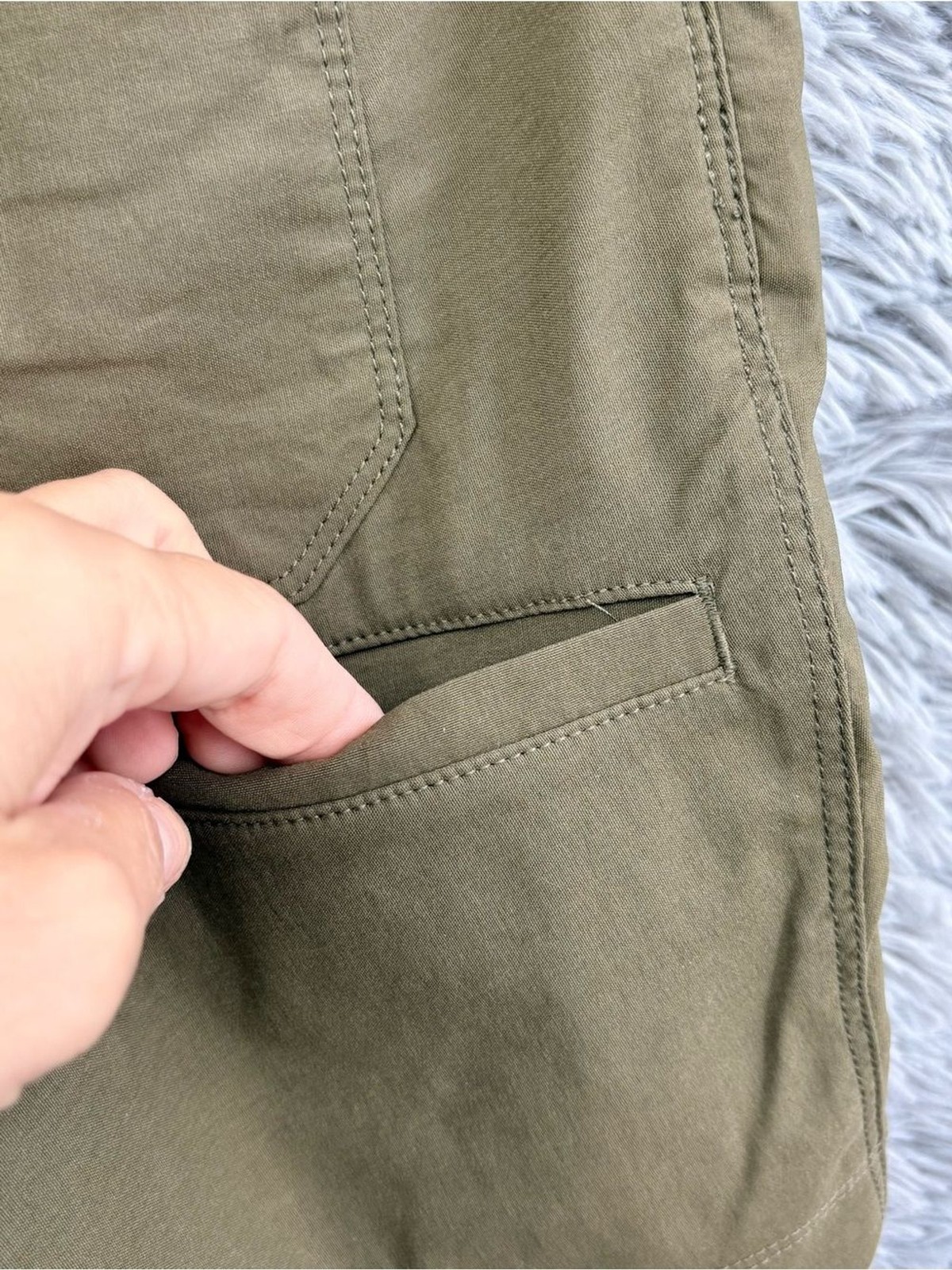 Duluth Shorts Womens 10 Trading Dry on the Fly Green Hiking Outdoor Quick Dry