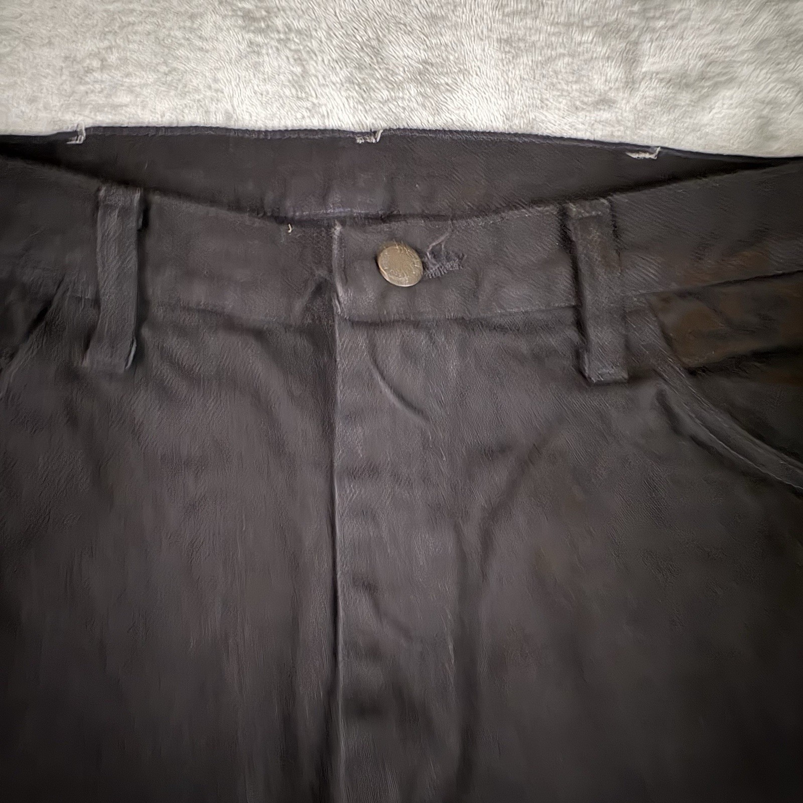 Rustler by Wrangler Men’s Black 36×30 Straight Leg Cotton Jeans USA Made SEE DES