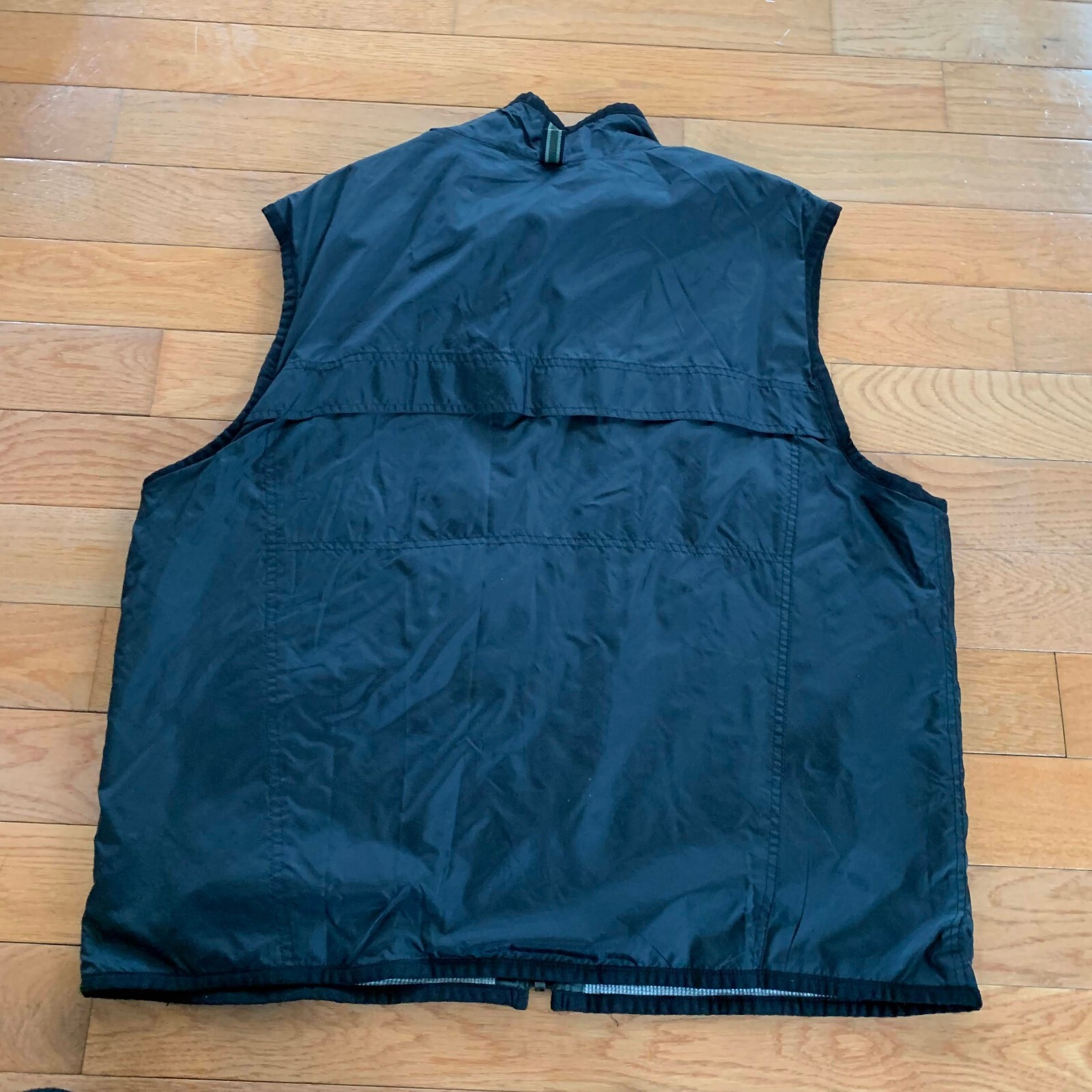 Gap Vest Mens XL Blue Knitted Fabric Lined Nylon Outdoor Pockets Midweight Y2K