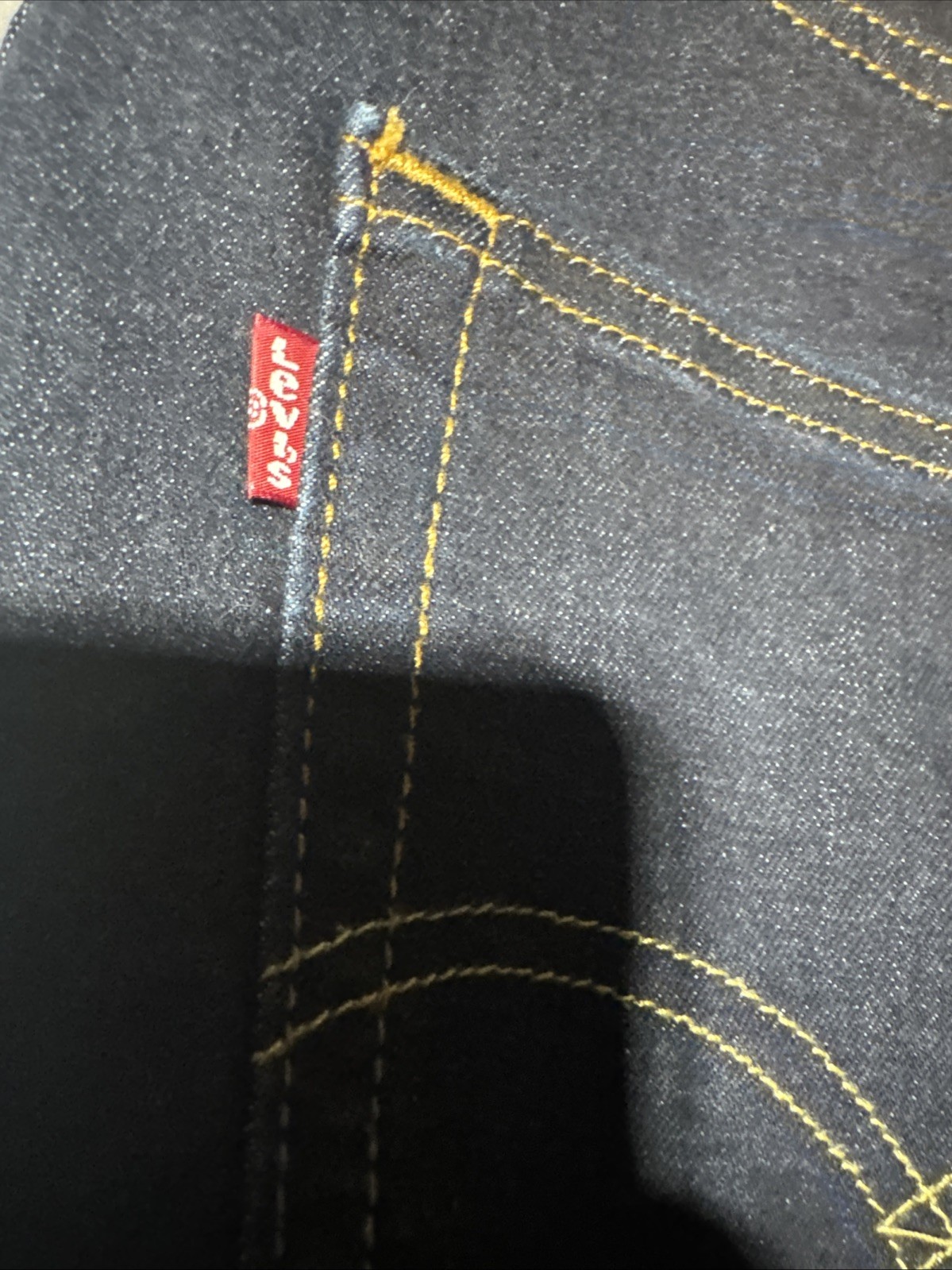 Levi’s 512 Slim Taper Jeans Men’s 36×32 Dark Blue Denim Stretch NWOT