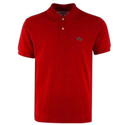 Lacoste Men’s Short Sleeve PH4012 Cotton Logo Casual Polo Shirt