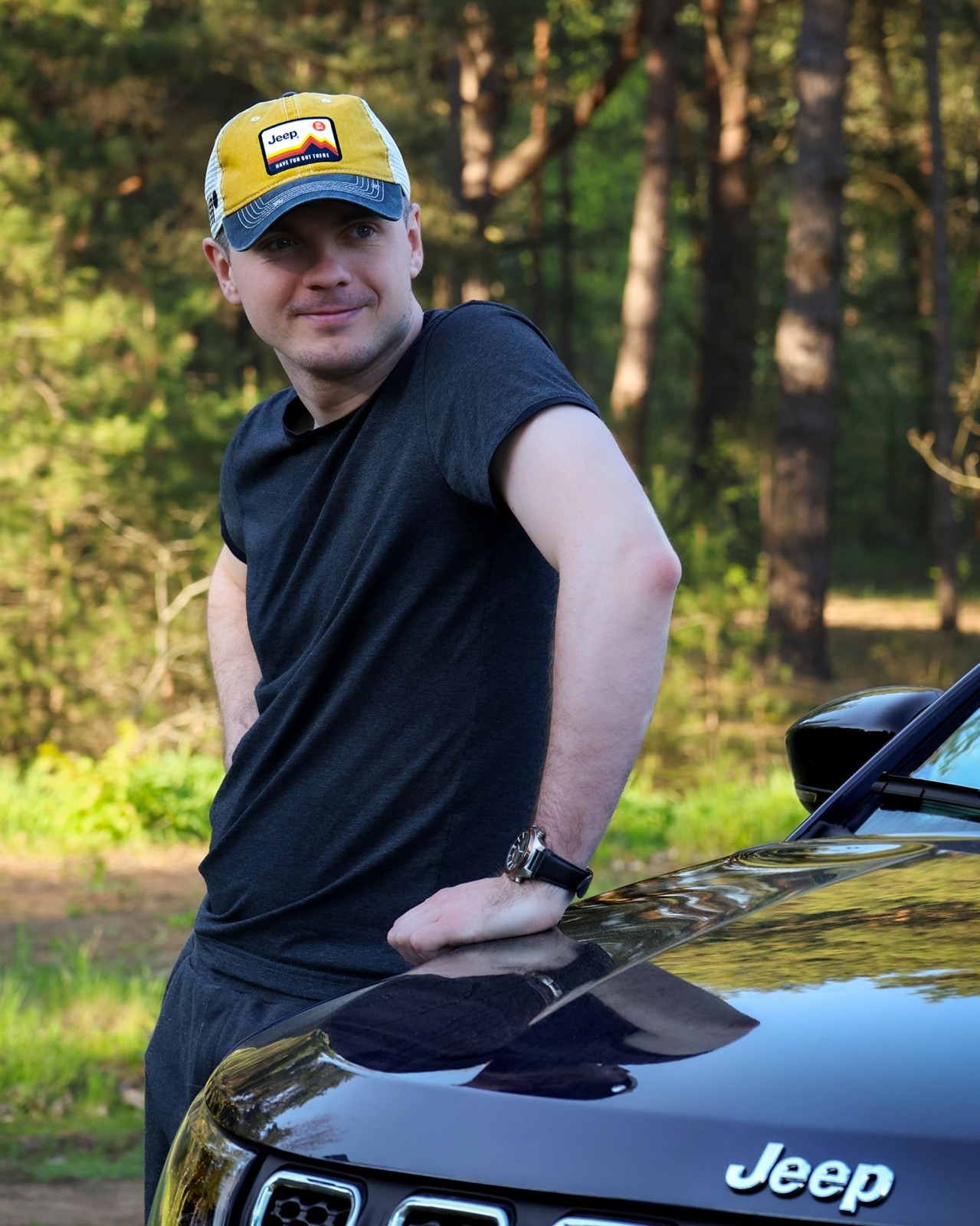Unstructured Adjustable Snapback Trucker Hat – Garment Washed Baseball Cap for M