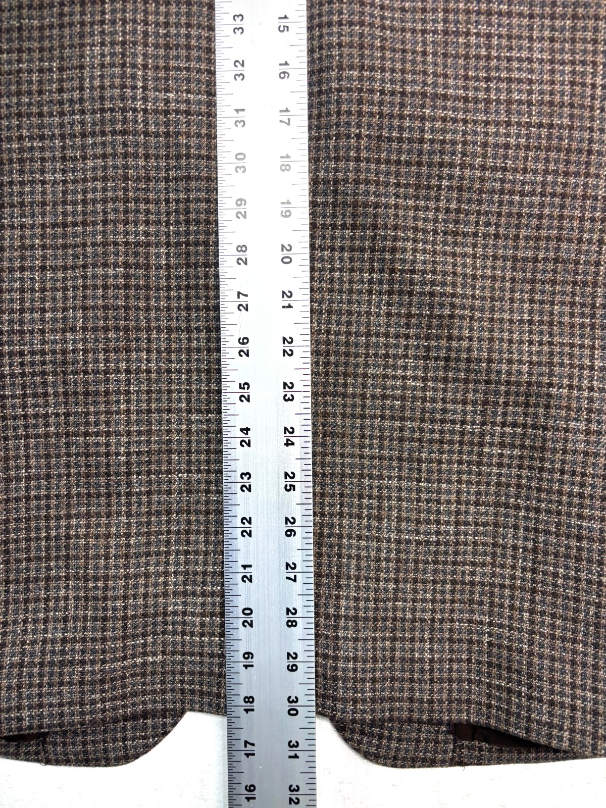 Jos A Bank 1905 48R Brown Check Relaxed Soft Shoulder Blazer Jacket Sport Coat