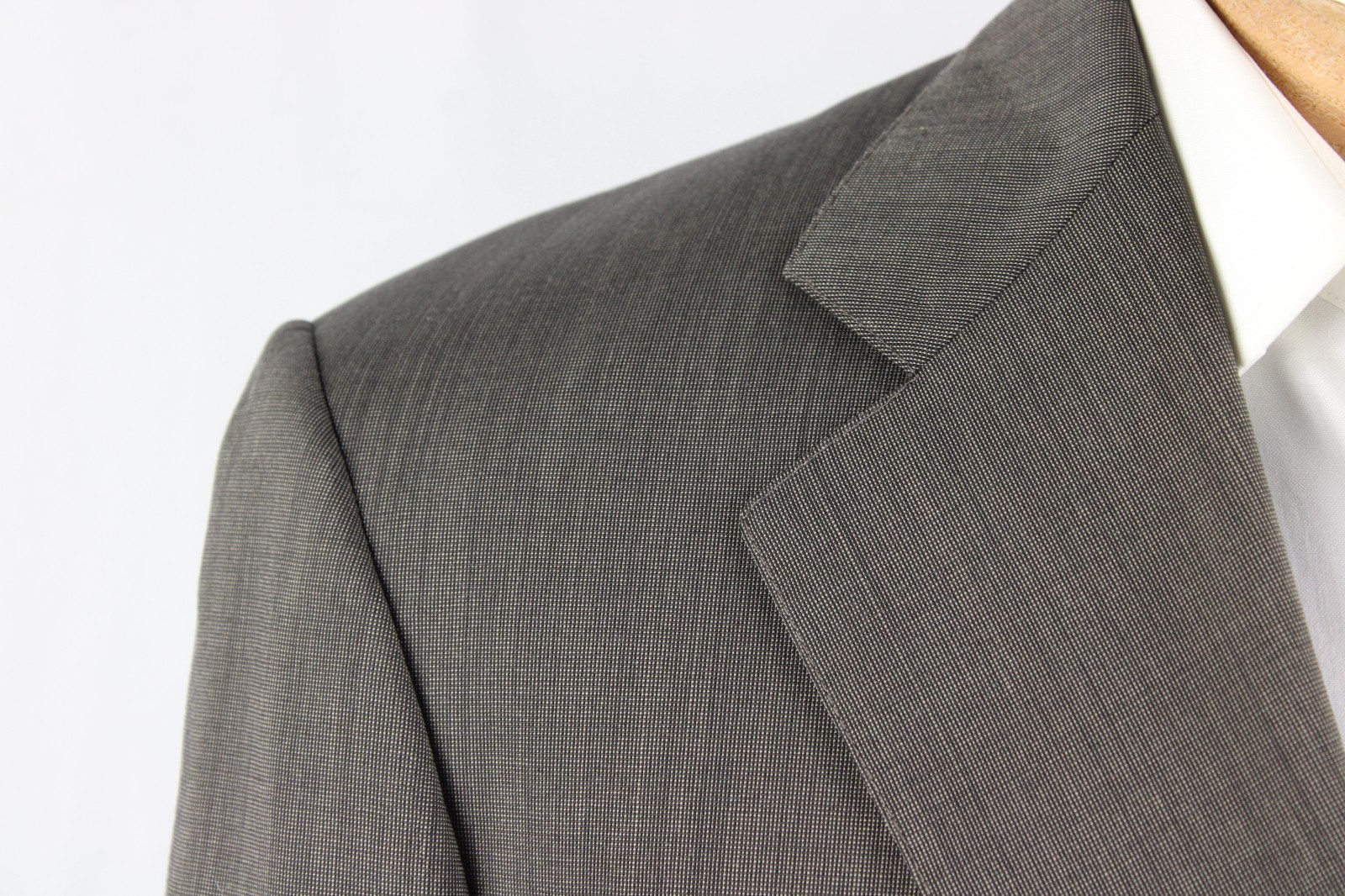 Brooks Brothers Mens Suit 40R Brown 2 Piece 3 Roll 2 33×28 Flat Front Classic