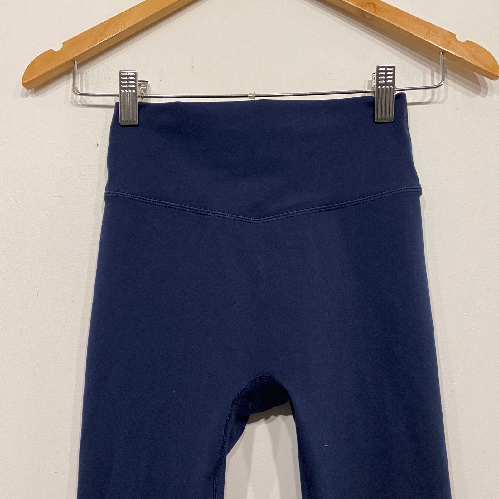 FORM Core Leggings Navy Blue High Waisted Athletic Yoga Pants Womens Small